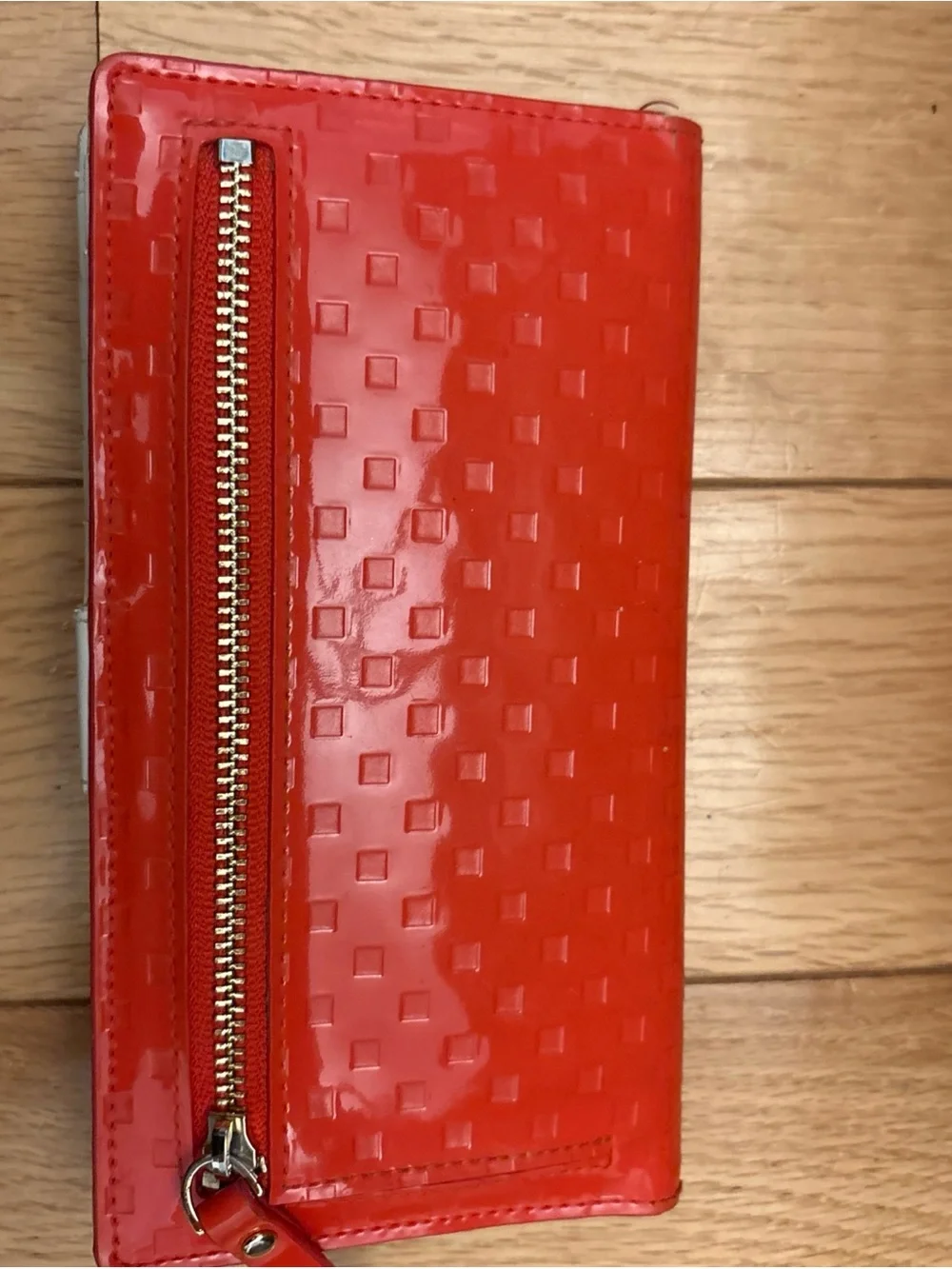 Kate Spade  Lavender orange & yellow Geometric Tote with Red Wallet